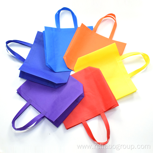 Stock Colored Non-Woven Tote boutique laminated shopping bag